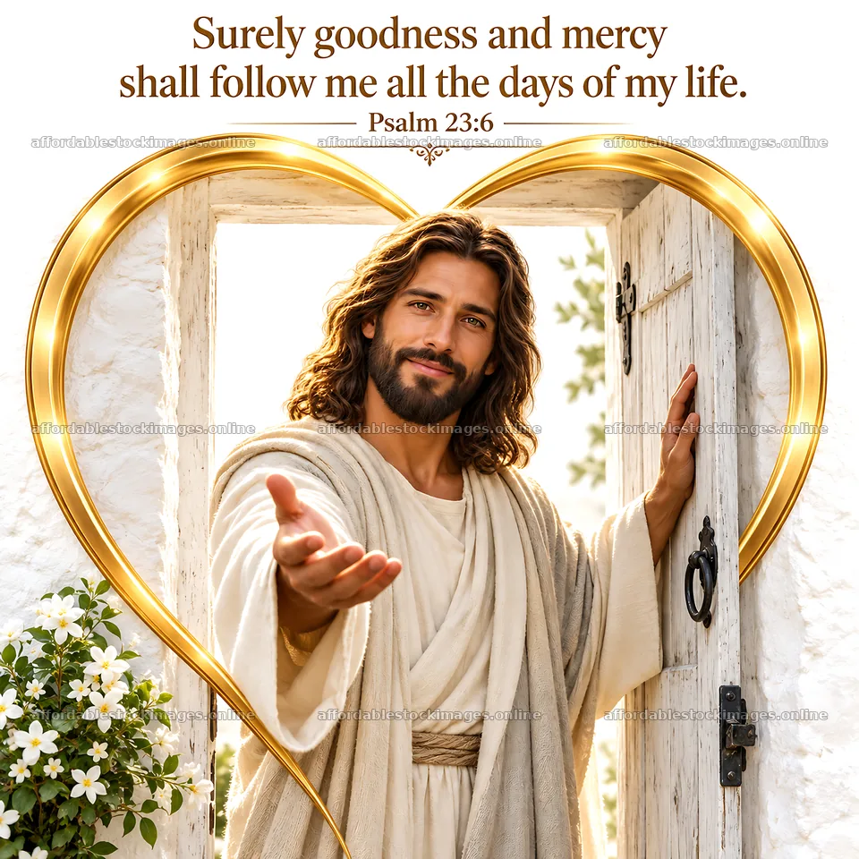 Jesus Christ welcoming with open arms – stock images 7746x7746