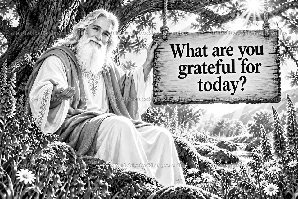 Jesus Christ sharing a message of gratitude – stock images 9487x6325
