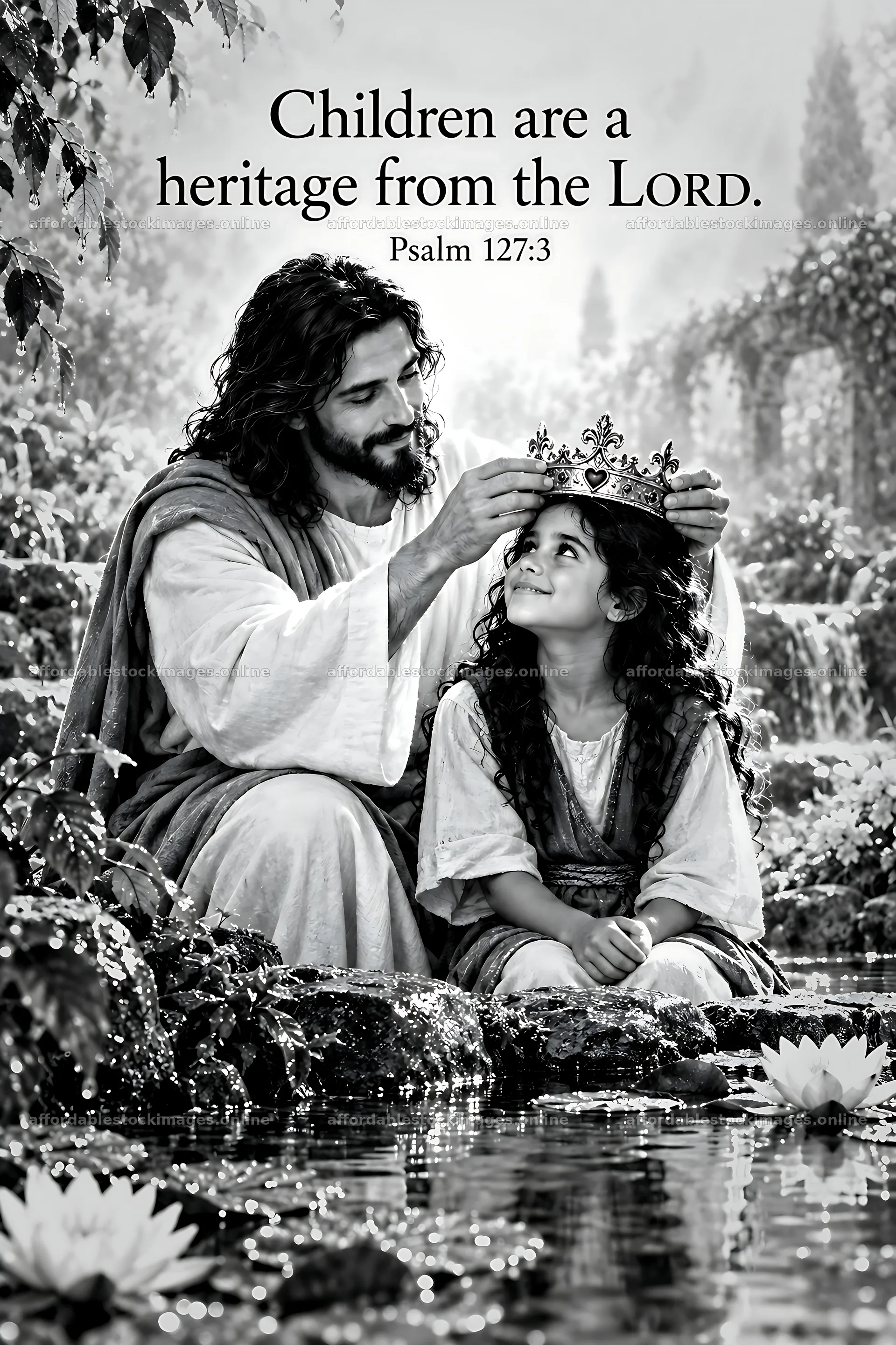 Children are a heritage from the Lord – stock images 6480x9722