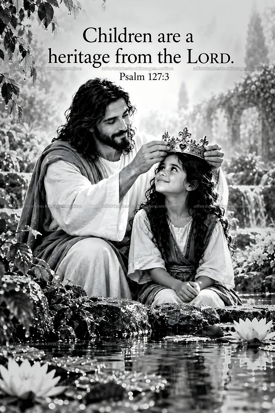 Children are a heritage from the Lord – stock images 6480x9722