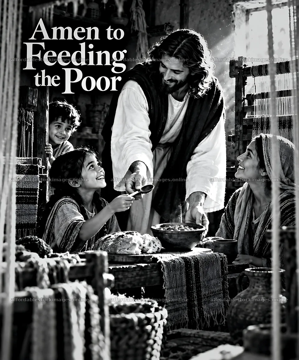 Food for the weaver's family – stock images 7228x8716
