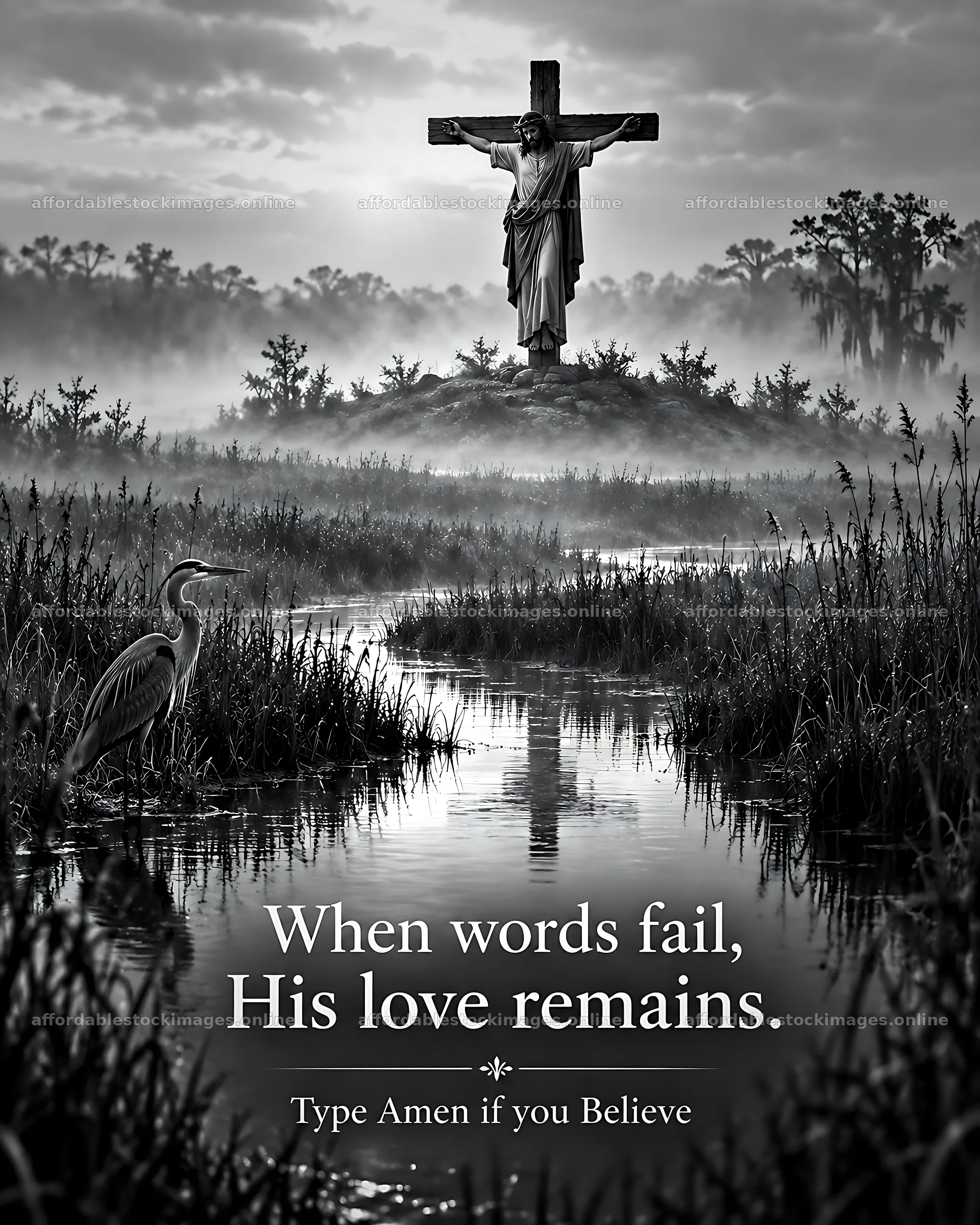 Love that stands strong in the marsh – stock images 7100x8872