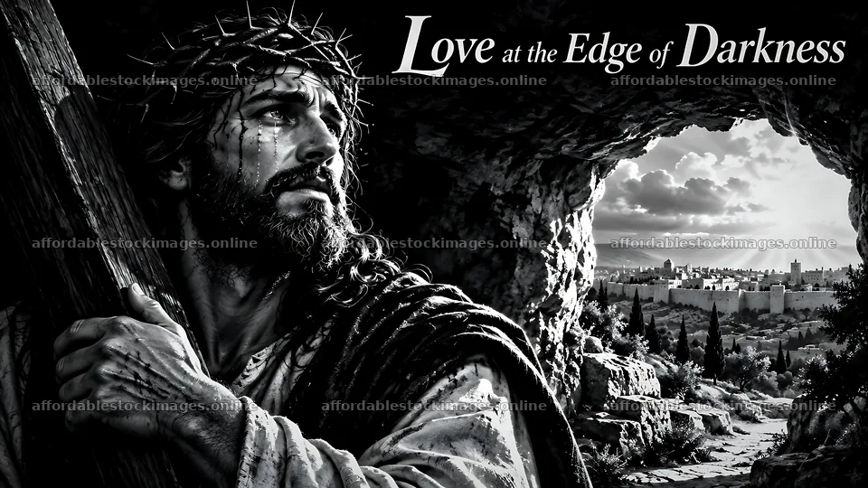 Love at the edge of darkness – stock images 10580x5954