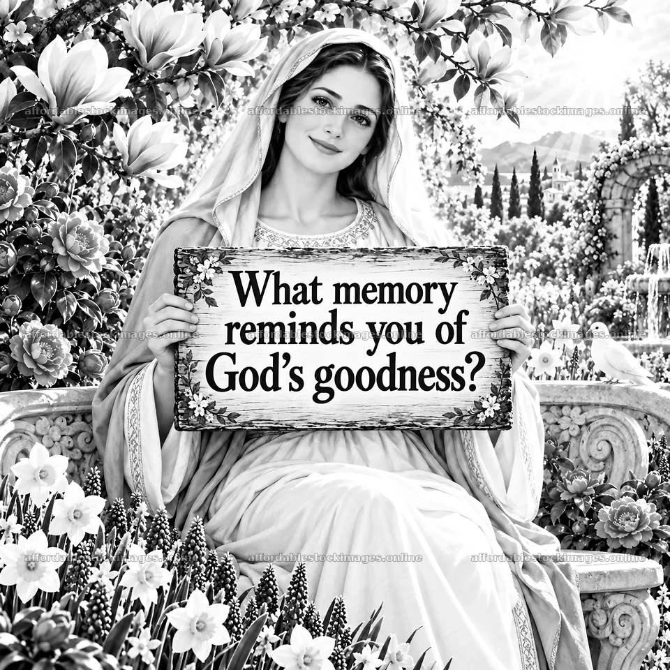 Jesus Christ invites reflection on God's goodness – stock images 7746x7746