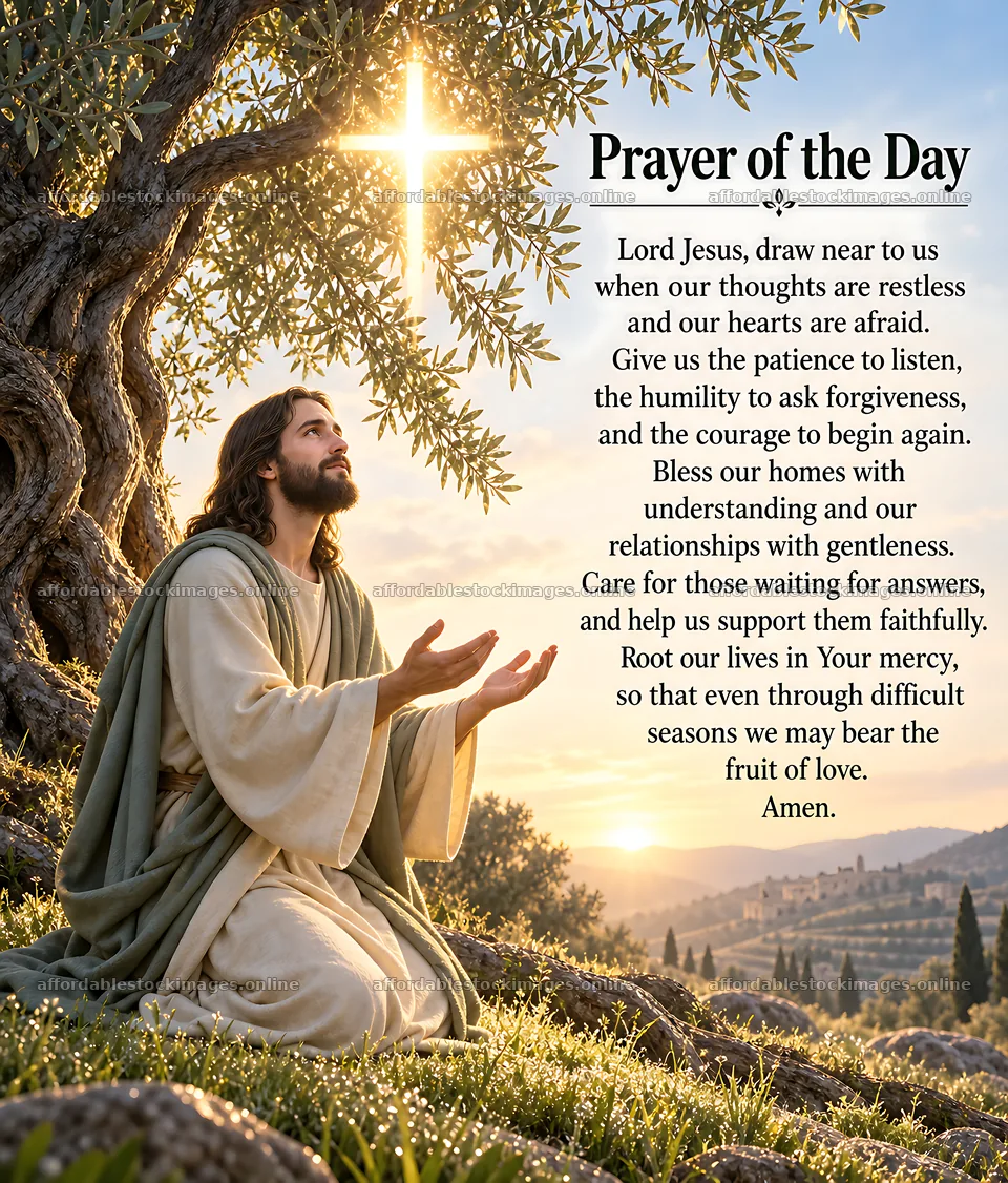 Mercy in the olive grove – stock images 7330x8596