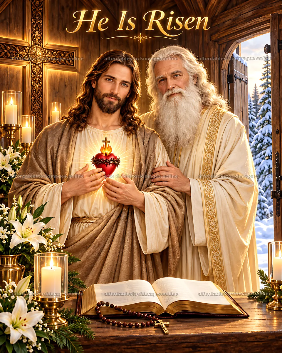 Light in the winter sanctuary – stock images 7100x8872