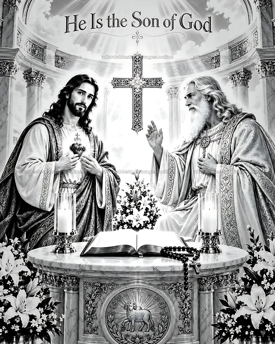 He is the son of god at the father's marble rotunda – stock images 7100x8872