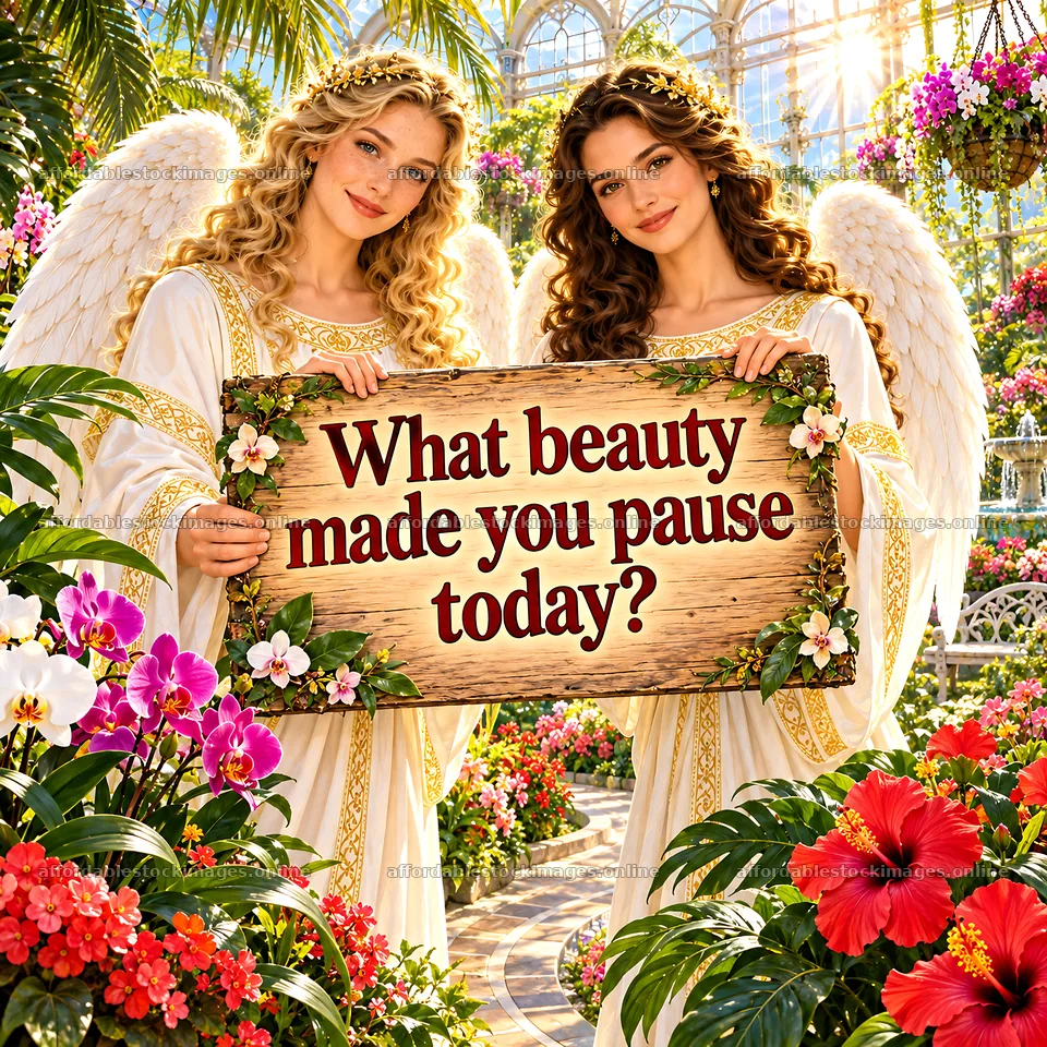 Jesus Christ inspiring reflection in a beautiful garden – stock images 7746x7746