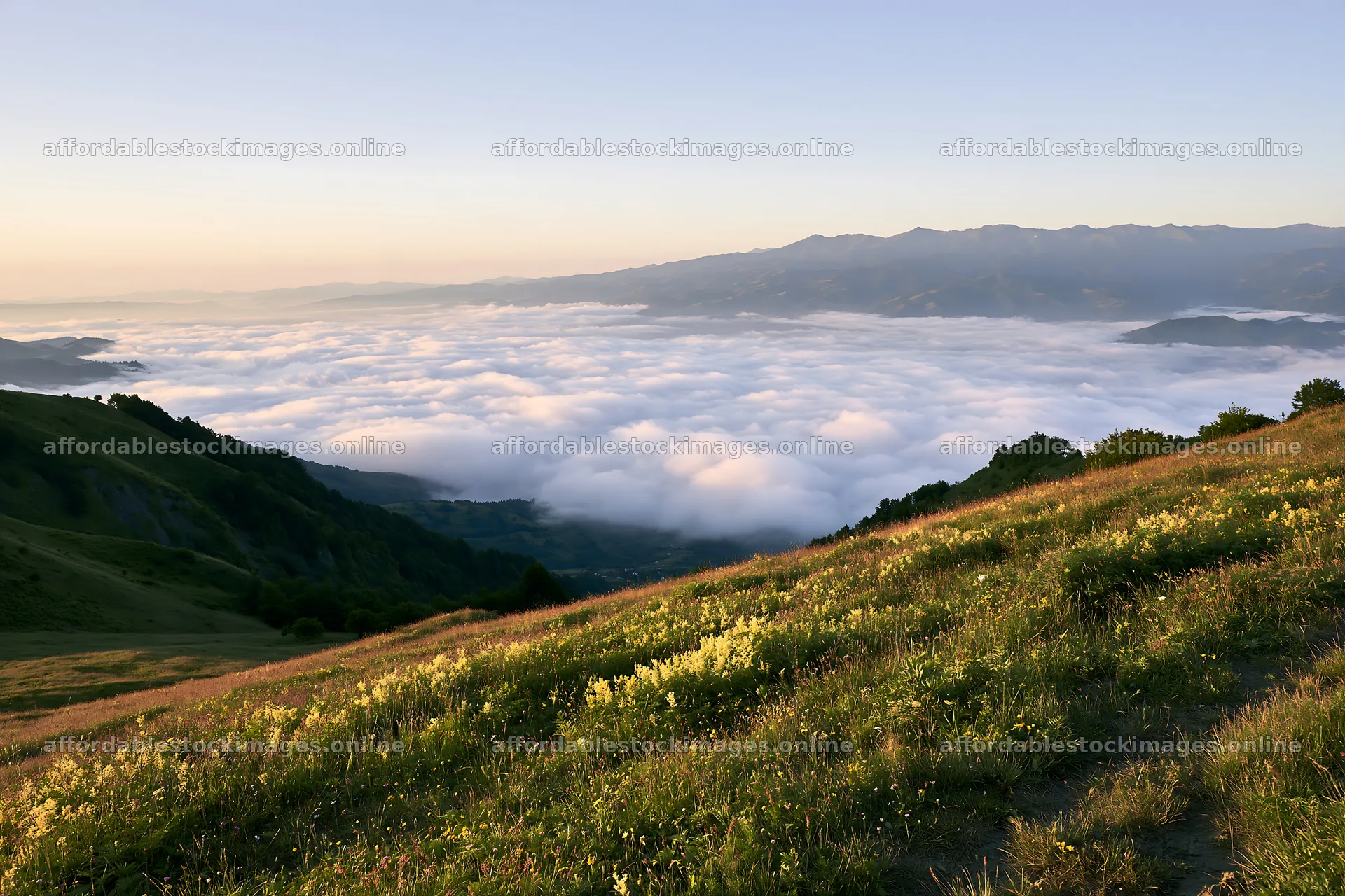 Transylvania summer meadows under cloud cover – stock images 9722x6480