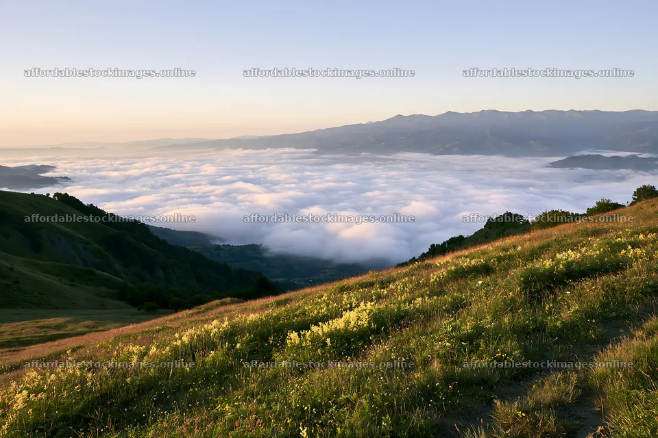 Transylvania summer meadows under cloud cover – stock images 9722x6480
