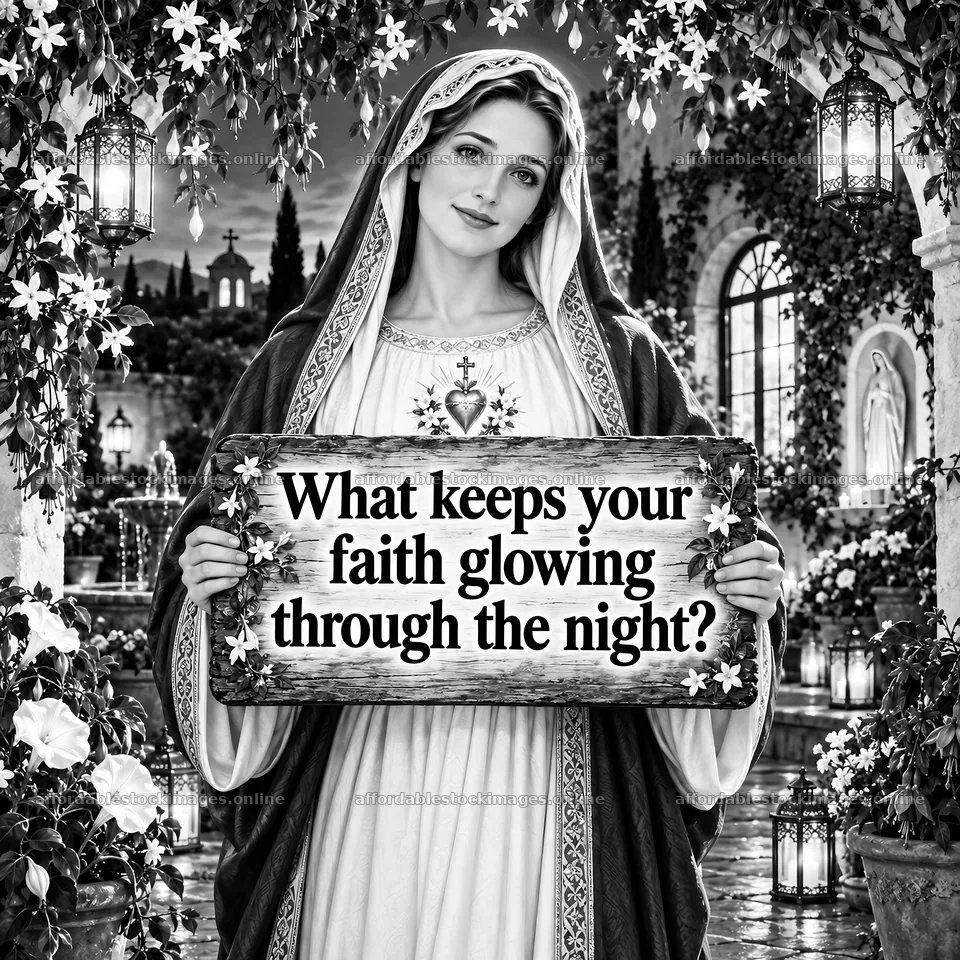 Jesus Christ welcoming believers in a garden setting – stock images 7746x7746