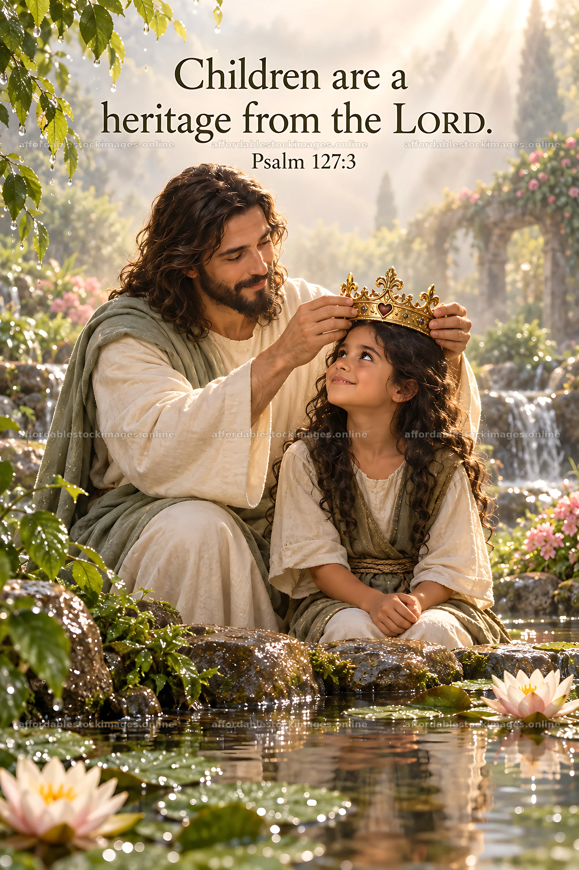 Children are a heritage from the Lord – stock images 6480x9722