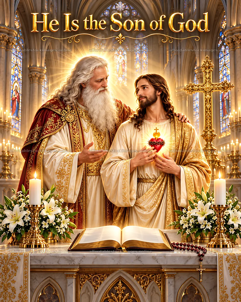 Father's Cathedral Blessing event in sacred space – stock images 7100x8872